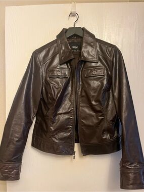 Vintage Moto Mossimo leather jacket
